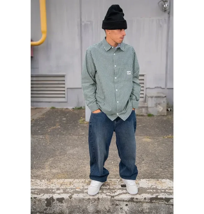 Men’s Worker Baggy Denim Double That Jeans