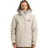 Unisex Basis Print Insulated Jacket